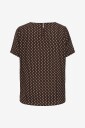 Only Carmakoma   Bluse carVica SS Aop   Brun