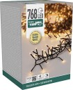 Ki   Lysslynge treecluster 768ledlys ekstra varmhvit 9,9m