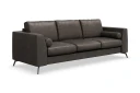 Ocean Lyx 3-seters Sofa i Kunstlær - Mørk grå