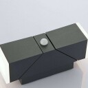 Lindby LED-utevegglampe Sally, 2 lyskilder, sensor
