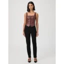 Paige Dame Jeans Svart W28,
