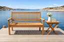 Kaffebord Teak 50x50cm   sammenleggbart