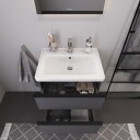 Duravit D-Neo møbelpakke, 65x48 cm, matt grafitt