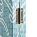  Sammenleggbar romdeler 228x170 cm sommerfugl blå 245888
