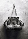 Worn Boxing Gloves Plakat Plakat / 40x50cm