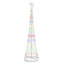  LED juletre med 230 LED Flerfarget 51 x 51 x 190 cm Metall