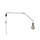 Line Vegglampe E27 Svart
