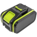 Worx WU380 batteri (4000 mAh 20 V, Sort)