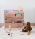 3 Sprouts 3 Sprouts Book Rack, Clay - Pink - ONE SIZE