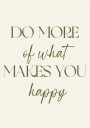 Do More Plakat Plakat / 100x150cm