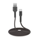 SBS TECABLETC3MTK USB A USB C kabel 3m svart TECABLETC3MTK