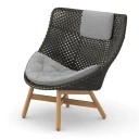 Dedon Mbrace wingchair teak AY5 teak 0205 arabica 0126