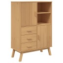  Highboard OLDEN brun 85x43x125 cm heltre furu 8721012133860