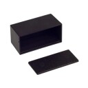Plastkapsling 46x22x23 mm svart ABS