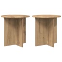 vidaXL Planteholder 2 stk. Artisan eik 40 x 40 x 40 cm Konstruert tre