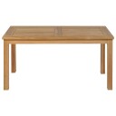  Salongbord teak 90x50x45 cm