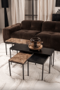 Trend Collection Westford Sofabord Marmor Brun 90 x 30 x 40 cm