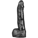 All Black Wilhelm Dildo 22 cm      - Svart