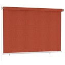 vidaXL Utendørs rullegardin 225 (B) x 140 (H) cm terrakotta HDPE