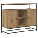  Sideboard Artisan Eik 100x35x80 cm Ingeniørtre og Stål