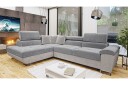 Reginia Sofa med Sjeselong 3 seter   Lys grå/Grå