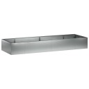 vidaXL Støttemur 8 stk. 300 x 100 x 50 cm Galvanisert stål Sølv