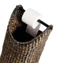 Kurv High Vattenhyacinth Svart 30x60 cm