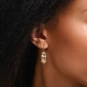 Pilgrim Virel Earrings Gold Plated   Gold   ONE SIZE