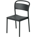 Muuto Linear Steel Spisestol Anthracite Black