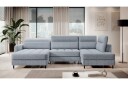 Berrto Sofa med Divan og Sjeselong 5 seters   Grå