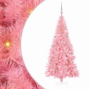  Juletre med 300 LED med stativ Rosa 180 cm PVC