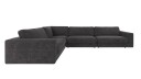 Rowico Home Duncan hjørnesofa Mørkegrå Robin 66 345 x 233 x 78 cm Grå