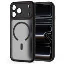 Tech-Protect MagCam MagSafe-etui til iPhone 18 Pro Max / 17 Pro Max – matt svart og rød