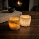 MARBLE batterilys beige marmor