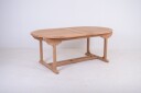Hagebord Teak 195 295cm Ovalt