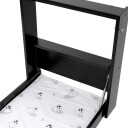 Babytrold Changing table for wall incl. mattress Black