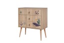 Bertoaria Kommode 80x89 cm Brun   Hanah Home