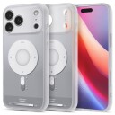 Spigen Ultra Hybrid MagSafe deksel for iPhone 17 Pro Max   Classic Silver