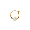 Stine A Jewelry Big Pearl Berrie Hoop Gullfarge 16 mm