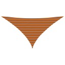  Solskygge seil Oransje og Brunt 3,5 x 3,5 x 4,9 m