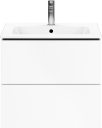 Duravit L-Cube Servantskap m/2 skuffer 620x550x481 mm Hvit Matt