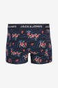 Jack & Jones - Boksershorts Jaclamine Flower Trunks - Blå