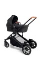 Beemoo Maxi 4 Twin Søskenvogn Black/Black