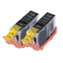 inkClub KCB438-2 Blekkpatron svart 520 sider, 2-pk