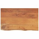 vidaXL Benkeplate for bad 110x60x3,8 cm rektangulær heltre akasie