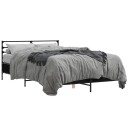  Sengeramme svart 140x190 cm konstruert tre og metall 8721102613739