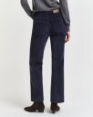Gant Kordfløyel jeans med vide ben EVENING BLUE 27