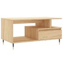  Salongbord sonoma eik 90x49x45 cm konstruert tre