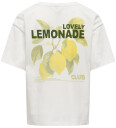 kids ONLY Cloud Dancer Lemonade Helen Life Loose Printed T-Shirt 122-128
