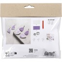 Mini Craft Kit Jewellery Marbled Earrings light purple 977676